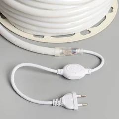 Монтаж и схемы подключения гибкого неона