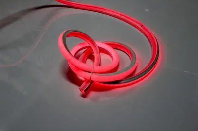 Гибкий неон LN-FX-FCB-3528-2W-1.43CM-50M-24V-R проф. 20х20мм, красный, 0,5м (БЕЗ СКИДОК)