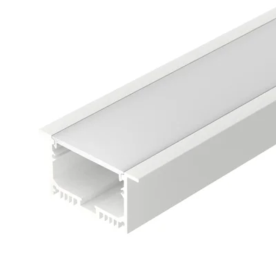 Профиль с экраном SL-LINIA62-F-2500 WHITE+OPAL (Arlight, Алюминий) 021374 021374