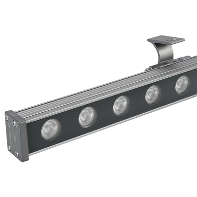 Светодиодный прожектор AR-LINE-1000M-24W-24V RGB (Grey, 30 deg, DMX512) (Arlight, Закрытый) 023624 023624