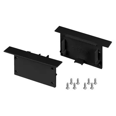 Заглушка SL-LINIA62-FS BLACK (Arlight, Пластик) 038877 038877