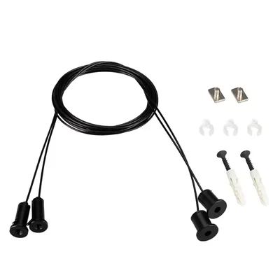 Подвес ARL-2x2m Set BLACK (Pad 9x2mm) (Arlight, Металл) 039187(1) 039187(1)