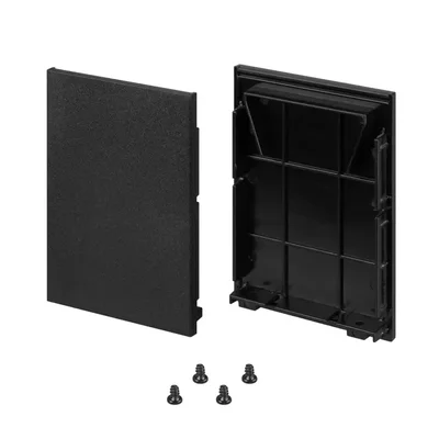 Заглушка LINE-5075-HONEYCOMB BLACK глухая (Arlight, Металл) 044882 044882