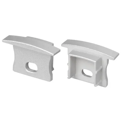 Заглушка LINE-2315-F SILVER с отверстием (Arlight, Пластик) 054379 054379