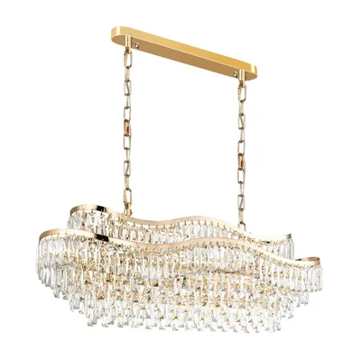 5073/15 HALL ODL24 623 золото/прозрачный/металл/хрусталь Люстра E14 15*40W WAYTA