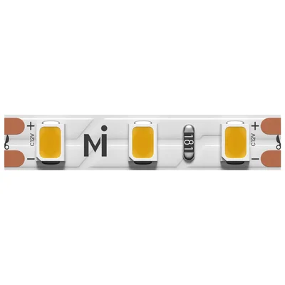 Светодиодная лента 12В 2835 9,6Вт/м 3000К 5м IP 20 201106, 201106