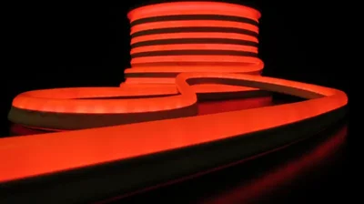 Гибкий неон LNH-FX-50-24V-R, проф.,14х27,5мм,красный (отгружается только бухтами 50.16м)