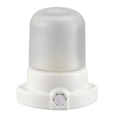 Светильник ЖКХ GCF SAUNA Е27 General GCF-SNC-60-E27-IP65-W, 437767, матовый, белый, прямой