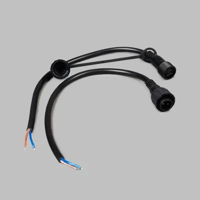 Коннектор 2-pin, ПАПА-МАМА, ЧЁРНЫЙ провод