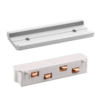 135163 SHINO NT23 055 белый Соединитель с токопроводом прямой IP20 48V FLUM