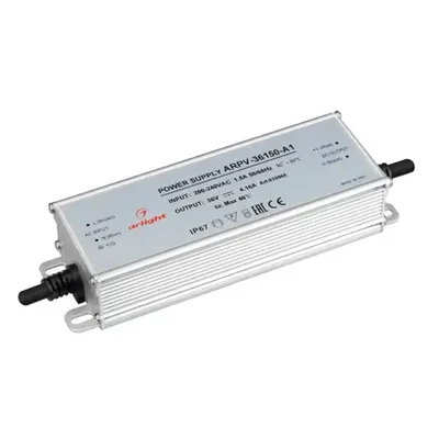 Блок питания ARPV-36150-A1 (36V, 4.16A, 150W) (Arlight, IP67 Металл, 3 года)