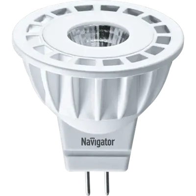 Лампа светодиодная LED 3Вт GU4 12В 3000К NLL-MR11-3-12-3K-GU4 MR11