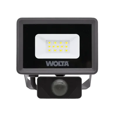 Светодиодный прожектор WOLTA WFL-10W/06s 10Вт 5700K IP65 с Датчиком