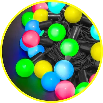 Светодиодная гирлянда NGF-B02-70RGB-10-8m-230-BL-IP44