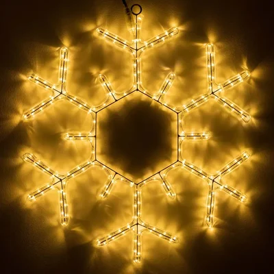 Фигура ARD-SNOWFLAKE-M5-600x600-360LED Warm (230V, 20W) (Ardecoled, IP65)