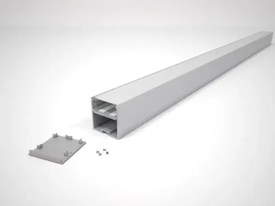 Профильный линейный светильник 50х50 с встроенным БП, RVE300803