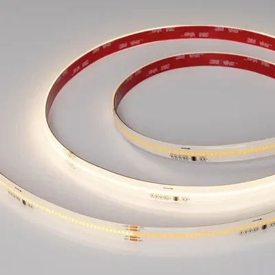 Лента герметичная SPI-COB-SE-X378-12mm 24V Warm3000-PX63-BPT (7 W/m, IP65, 5m) (Arlight, бегущий огонь)
