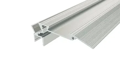 Профиль для светодиодной ленты алюминиевый для ступеней с резиновой вставкой LC-PDS-2879-2 Anod