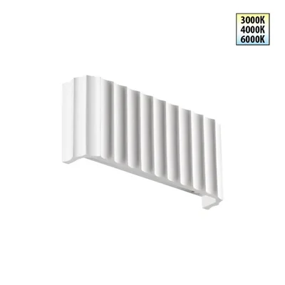 359401 OVER NT24 000 белый Светильник настенный с переключателем цв.температуры IP20 LED 8W 220V 3000/4000/6000K YESO