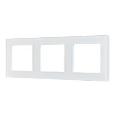 Рамка стеклянная FRM-GLARE-GS-3-WH (Arlight, -)