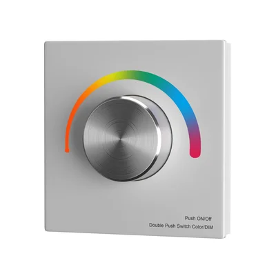 Роторная панель управления RF трехканальное 12-48VDC RGB, 711027