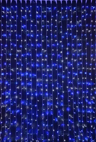 Светодиодная сетка 384 LED, 30 Ватт, IP54, для улицы и помещения, провод Прозрачный, Свечение: 8 режимов, RL-N2*3-T/BW