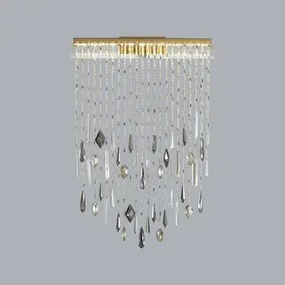 5420/24WL HALL ODL_EX25 79 античная бронза/металл/стекло/хрусталь Настенный светильник LED*24W 3000K 1437Лм AFINA