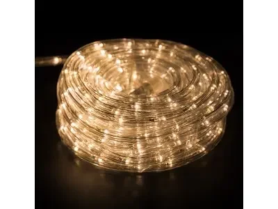 Дюралайт LED, свечение с динамикой (3W), 24 LED/м, ТЕПЛЫЙ БЕЛЫЙ, 14м