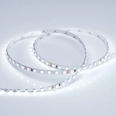 Лента RT 2-5000 24V Cool 8K 5mm 2x (3528, 600 LED, LUX) (Arlight, 9.6 Вт/м, IP20)