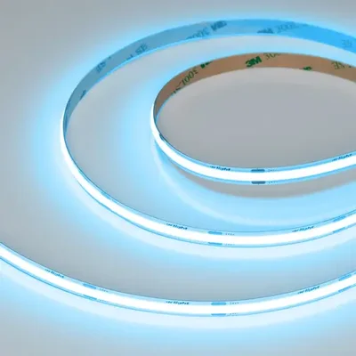 Лента COB-X480-8mm 24V Sky Blue (8 W/m, IP20, 5m) (Arlight, -)