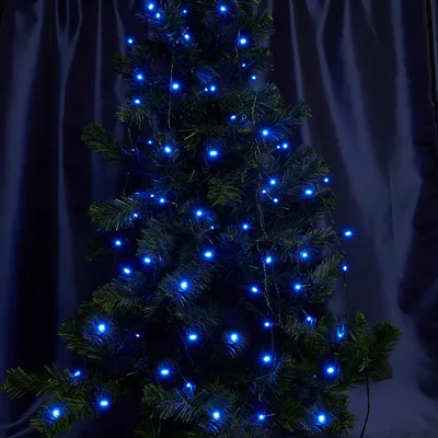 Гирлянда линейная 230V 600 LED 60м, синий, IP 44, шнур 3м , CL08