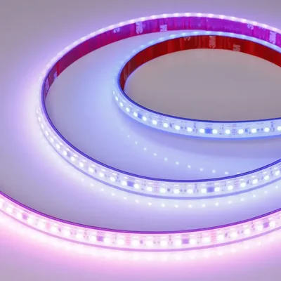 Лента герметичная SPI-PS-A120-12mm 24V RGB-PX6-BPT (23 W/m, IP67, 2835, 5m) (Arlight, бегущий огонь)