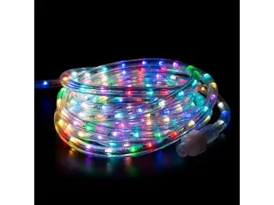 Дюралайт LED , свечение с динамикой (2W) - RGB Ø13мм, 36LED/м, 14м