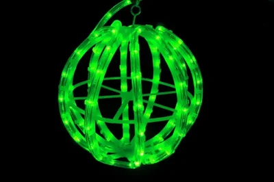 LED-DBL-Y-240V-G LED- Шар D30см зеленый
