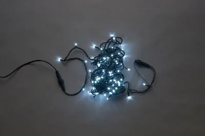 LED-PLS-200-20M-240V-W/BL-F-W/O белая/черный провод/ белый FLASH (без силового шнура)