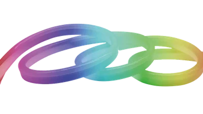 Неоновая лента светодиодная SMD 220В 2835, 120 LED/м, 11 Вт/м, 220В , IP65, Цвет: РГБ, NE-2180-220-11-RGB-65