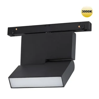 359205 SHINO NT23 078 черный Трековый светильник для низков. шинопровода IP20 LED 3000К 10W 48V 800Лм FLUM