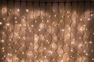 Светодиодный занавес LED-PLR-3820-3*2M-240V-WW/DG, 01343