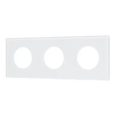 Рамка стеклянная FRM-GLARE-GC-3-WH (Arlight, -)