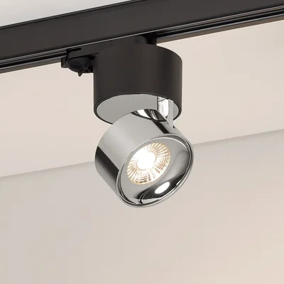 Светильник SP-PLURIO-TRACK-4TR-R77-9W Day4000 (BK-CHR, 36 deg, 230V) (Arlight, IP20 Металл, 3 года)