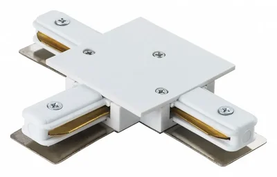 Коннектор для встраиваемого шинопровода Т- образный G-1-TTT-I-IP20-W 1-фазный белый