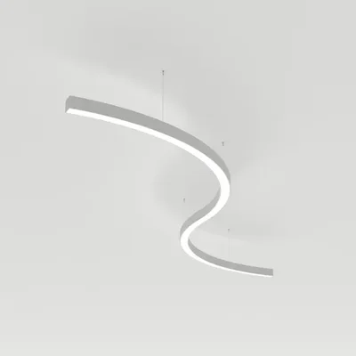 Светильник SP-LINE-HANG ARC-S3535-D1500-124W Day4000 (WHITE, 230V) (Arlight, Металл)