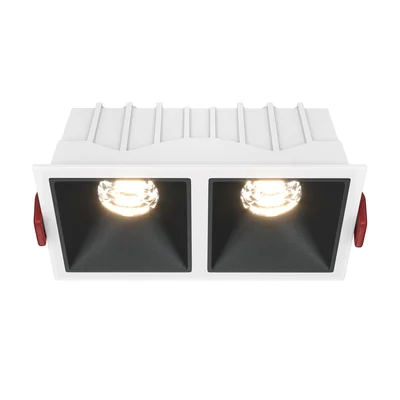 Встраиваемый светильник Alfa LED 3000K 2x10Вт 36° DL043-02-10W3K-SQ-WB