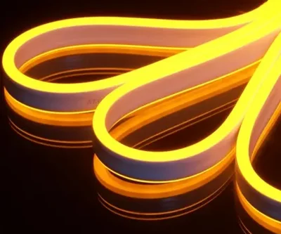 Гибкий Неон Rich LED, двухсторонний, жёлтый, 8*16 мм, 220 В, 50 м, RL-FX816D-120-220V-Y/Y