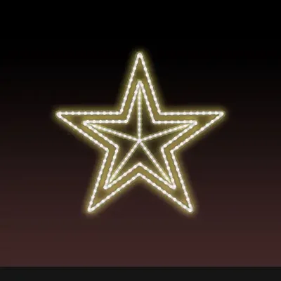 Светодиодная консоль на металлокаркасе ко Дню победы тип 9-11, 220 В, RL-KN-9-11-WW (Тёплый)