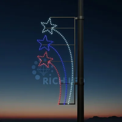 Светодиодная консоль "Звезды 3" Триколор RL-KN-060