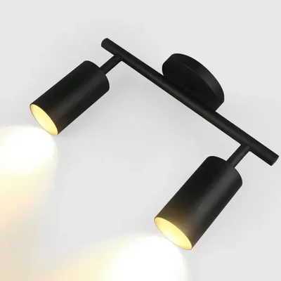 Спот на основании GWL-2GU10-M-IP20 Двойной Черный Направленный Башня, 661831