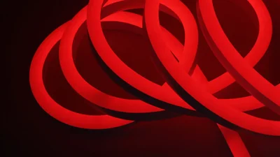 Неоновая лента светодиодная SMD 220В 2835, 120 LED/м, 6 Вт/м, 220В , IP65, Цвет: Красный, NE-2180-220-6-R-65