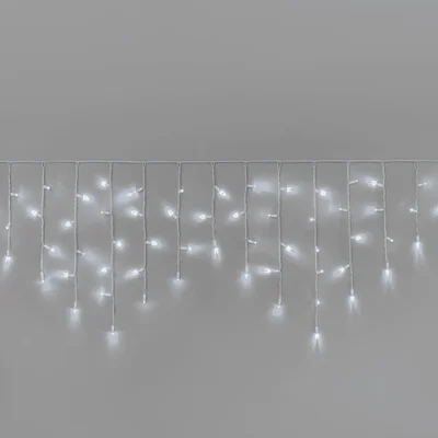 Гирлянда Бахрома INOXHUB 3х0.6м, 108 LED, 220В, IP65, белая резина 3.3мм, БЕЛАЯ