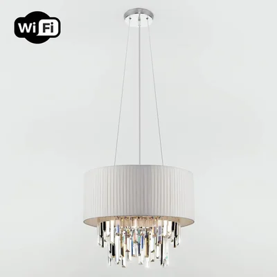 Подвесная люстра Eurosvet Amantea 10122/6 хром/прозрачный хрусталь Strotskis Smart